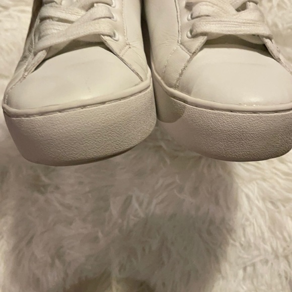 MICHAEL KORS WOMENS LEATHER SNEAKERS COLOR WHITE 6 - Picture 11 of 16